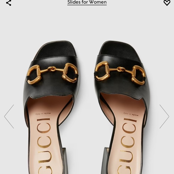 Gucci WOMEN'S SLIDE SANDAL WITH HORSEBIT - Picture 4 of 7